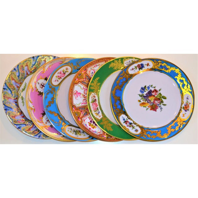 Enamaled Tin English Plates - Set of 6 For Sale - Image 12 of 13