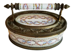 Late 19th Century Bronze Mounted Sevres Box