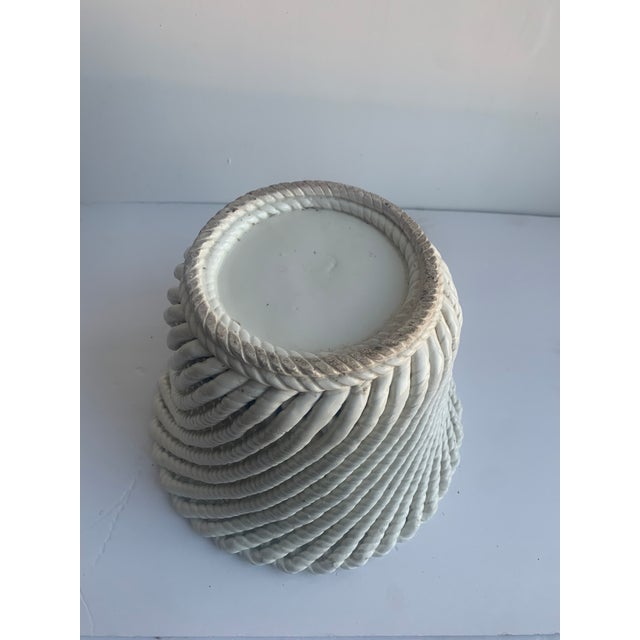 1950s Vintage Flower Pot • Italian Glazed For Sale - Image 5 of 9