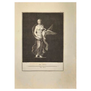 Giovanni Morghen, Ancient Roman Fresco, Etching, 18th Century For Sale