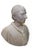 Unknown Artist, Bust of Pope Leo XIII, 19th Century, Alabaster on Later Porcelain Pedestal For Sale - Image 6 of 14