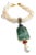 Bochic “Capri” Ruby, Vintage Jade & Pearls Necklace Set In 18K Gold & Silver For Sale
