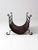 Gray Vintage Iron and Steel Fireplace Log Holder For Sale - Image 8 of 17