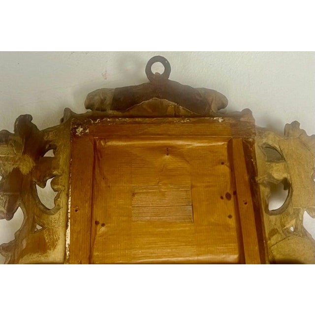 19th Century Italian Giltwood Mirrors in Hand-Carved Rococo Style For Sale - Image 13 of 14