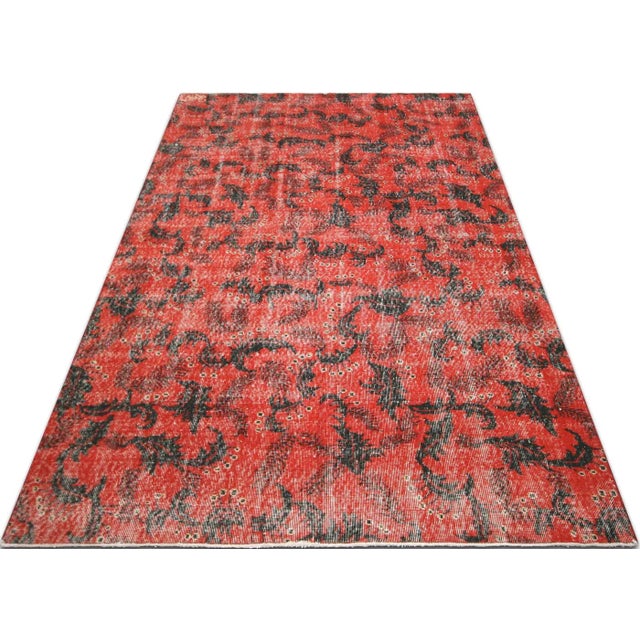 1960s 1960s Turkish Mid-Century-Modern Rug For Sale - Image 5 of 5