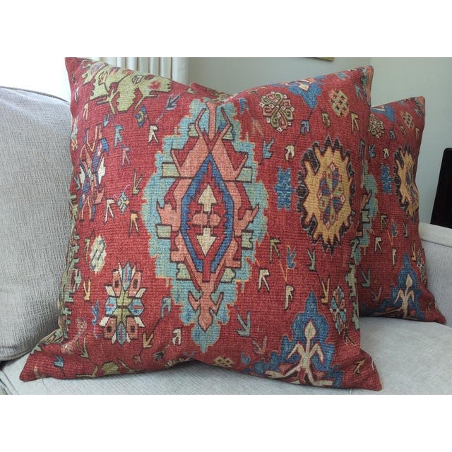 Ralph Lauren “Ibiza Rug” Persian Rug Style Pillows - a Pair | Chairish