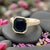 Natural Sapphire Diamond Ring 6.75 14k Yellow Gold 4.65 TCW Certified For Sale - Image 15 of 18