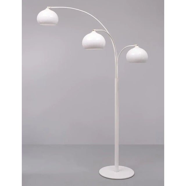 Mid-Century Modern Large 3-Shade Floor Lamp from Dijkstra Lampen, 1972 For Sale - Image 3 of 7