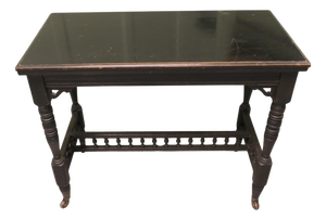 Black Lacquer Games or Hall Table