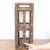 Mid 20th Century Audoux Minet Style Shelf, Rattan Wood Wall Shelf For Sale - Image 4 of 4