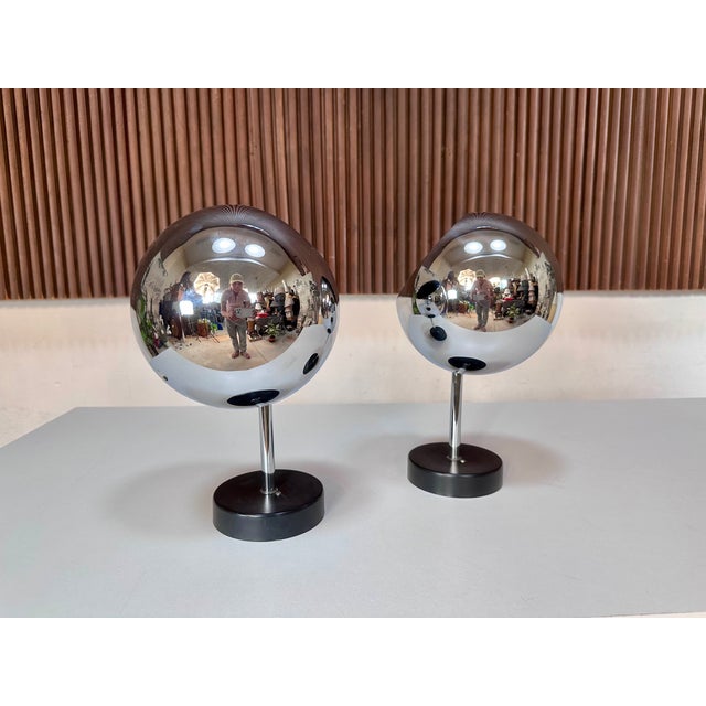 Chrome-Plated Eyeball Spotlights from Staff Leuchten, Germany, 1970s, Set of 2 For Sale - Image 10 of 13