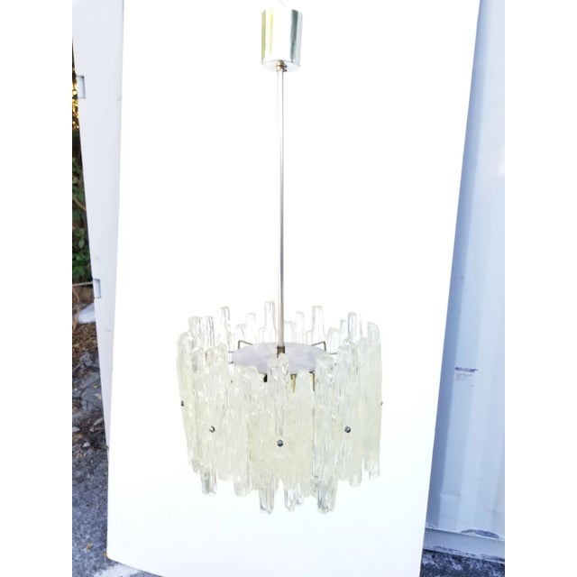 1970s Kalmar Lucite Ice Chandelier For Sale - Image 13 of 13