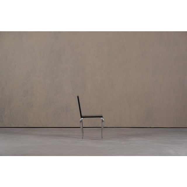 Black Lola Mundo Chair by Philippe Starck for Driade, Italy, 1980s For Sale - Image 8 of 18