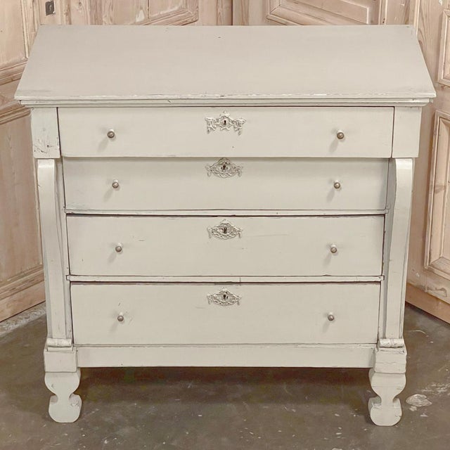 Antique Swedish Painted Commode For Sale In Dallas - Image 6 of 17