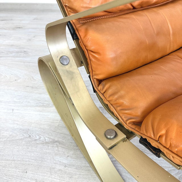 Rocking Chair by Luciano Frigerio, 1970s For Sale In New York - Image 6 of 9