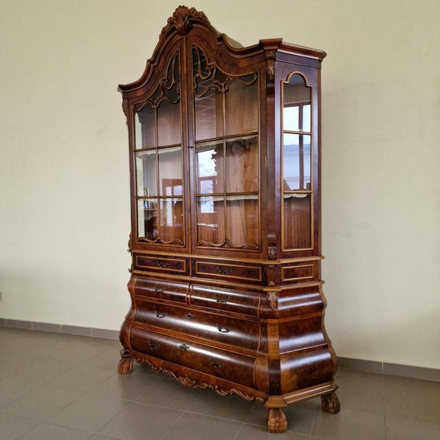 Wood Antique French Showcase For Sale - Image 7 of 10