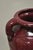 Ceramic Antique r.r.p Co Roseville, Oh Red Stoneware Twin Handle 14" Red Jug Vase Vessel For Sale - Image 7 of 10