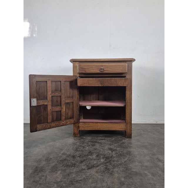 Small Louis XIII Style Oak Side Table For Sale - Image 4 of 5