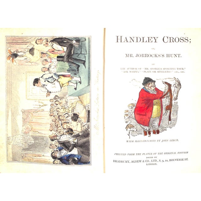 SURTEES, Robert S. [578] pp. Bradbury, Agnew & Co., Ltd. 1926 8 1/8" x 5 7/8" w/ illustrations by John Leech *front hinge...