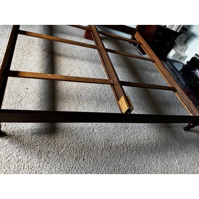 1974 Pennsylvania House Cherry Arched King Canopy Bed For Sale - Image 15 of 18