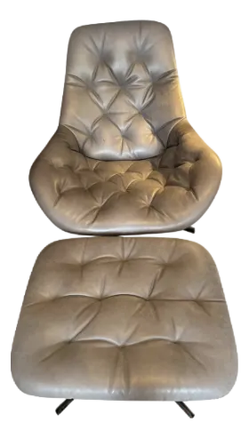 De Sede 144/101 Leather Armchair & Ottoman