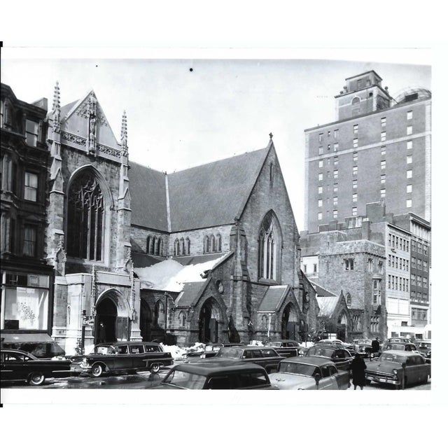 Traditional 1960 Emanuel Church Boston Massachussetts Photograph For Sale - Image 3 of 3