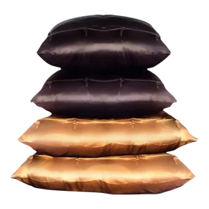 Silk Charmeuse Euro Pillow Shams, Chocolate Brown Silk, Envelope Cushion Covers - Set of 4
