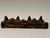 Early 18th Century Ming Dynasty Chinese Bronze Brush Rest: Scholars Openwork Relief For Sale - Image 5 of 10