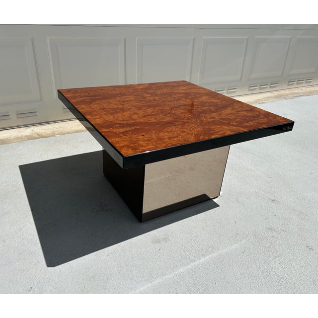 Burl Wood Coffee Table by Paul Michel for Roche Bobois, 1970s For Sale - Image 12 of 12