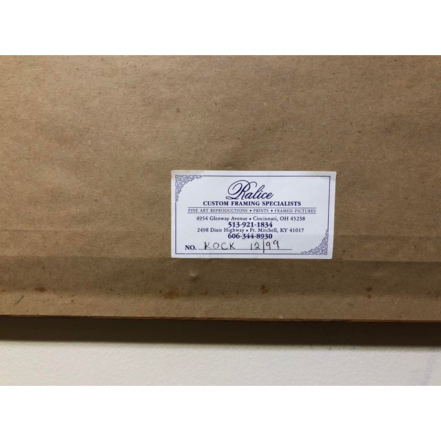 Oil Painting on Canvas Board, 1966 by J. Kock For Sale - Image 12 of 13