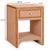 Wood Kora Terracotta Cotton Jute Striped Nightstand For Sale - Image 7 of 7