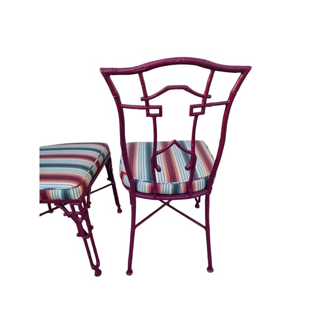 Great Vintage designer chairs in great condition. they do have some paint ware. see matching chairs in our chairish...