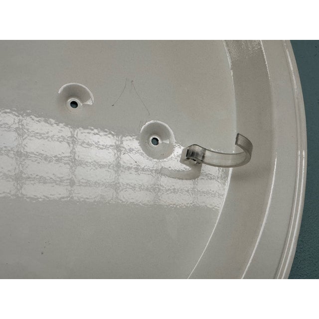 White Italian Ceiling Light from Guzzini, 1970s For Sale - Image 8 of 14
