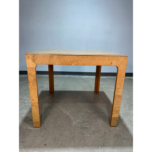 Brown Mid 20th Century Henredon Scene Two Burl Dining Table For Sale - Image 8 of 16