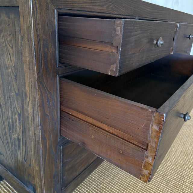 Ollie II Reclaimed Elm 8 Drawer Dresser - Dark Walnut For Sale In Los Angeles - Image 6 of 12