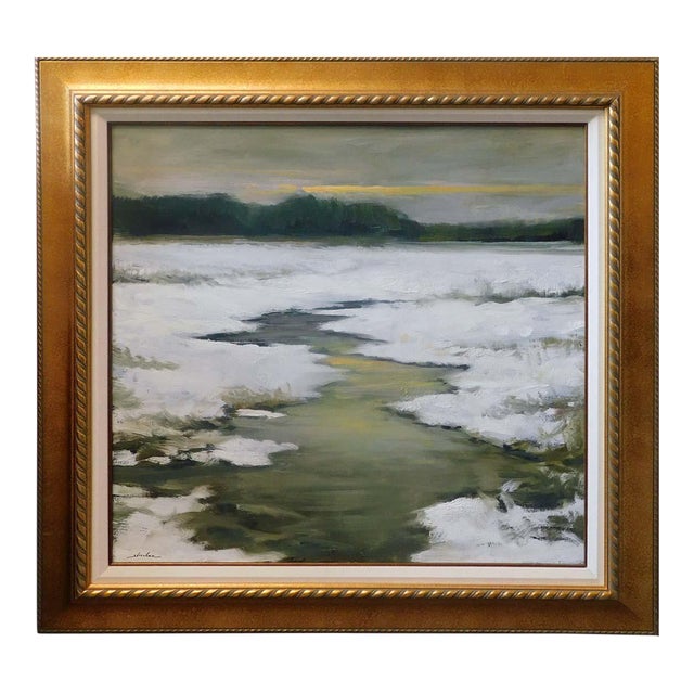 Dennis Sheehan "Untitled"Original Oil on Canvas Hand Signed Landscape Framed For Sale
