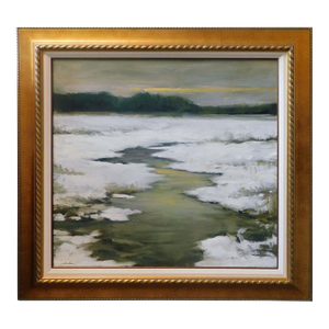 Dennis Sheehan "Untitled"Original Oil on Canvas Hand Signed Landscape Framed