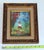 Blue Late 20th Century Fleming Painting of Child With Sailboat Framed Enamel on Copper Vertical For Sale - Image 8 of 8