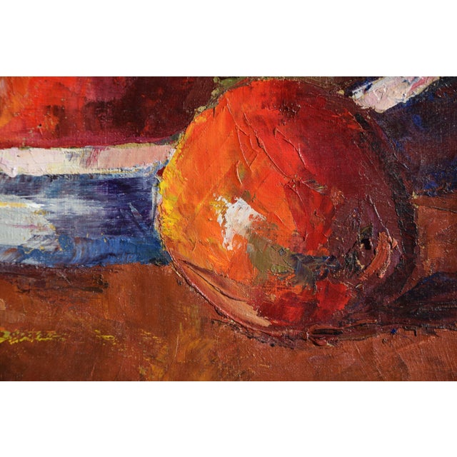 Jean Lehmann, Still Life with Apples and Grapes, 1931, Oil on Canvas For Sale - Image 9 of 14