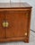 Brown Thomasville Cherry Wood Server Vintage Asian Influenced Flip Top Brass For Sale - Image 8 of 13