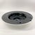 A striking example of late 20th-century American studio art glass, this large fused glass charger by renowned...
