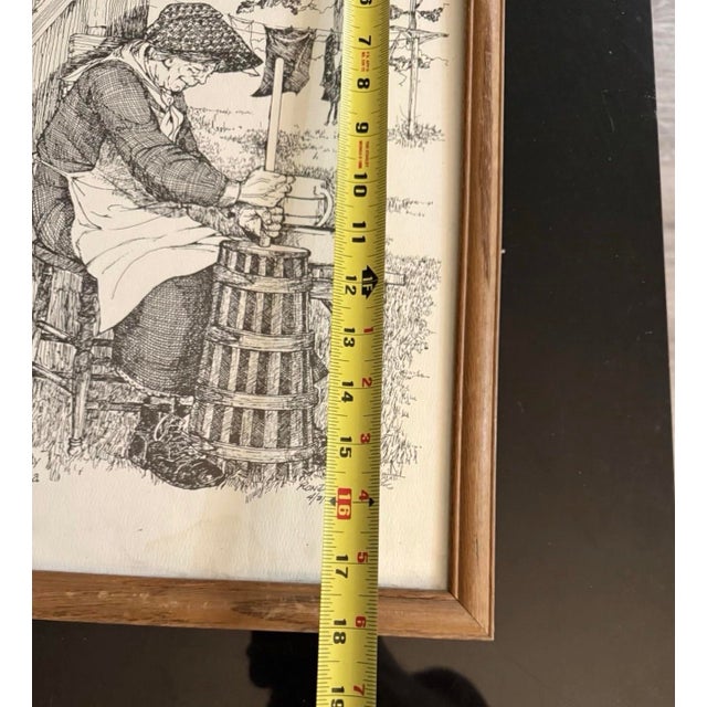 Ron Dibble 1988 Sketch Signed Framed For Sale In Atlanta - Image 6 of 7