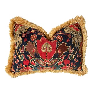 Ralph Lauren Schuyler Persian Fringed Lumbar Pillow For Sale
