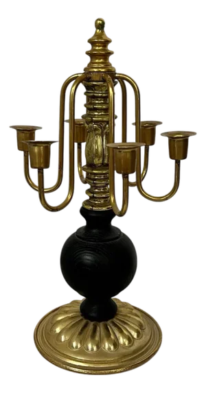 Vintage Mid Century Six Arm Candelabra