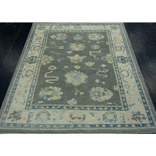Turkish Oushak Square Rug 5'3" x 5'10" #17042 Explore a curated collection of hallway runners, wool rugs, and handmade...