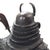 Japanese Samurai Bronze Tone Warrior Sculpture on Custom Wood Base 18" For Sale - Image 9 of 15