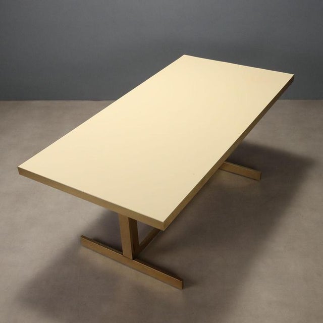 Metal Brass Table by Mario Sabot, 1980s For Sale - Image 7 of 10