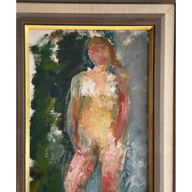 Gunnel Tiriolo, Female Model, 1963, Oil on Canvas, Framed For Sale - Image 8 of 16