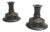 Danish Grace Candleholders in Disko Metal by Just Andersen, 1920s, Set of 2 For Sale