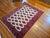 Textile Vintage Turkmen Area Rug in All Over Geometric Pattern in Ivory, Red, Black For Sale - Image 7 of 10
